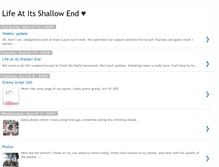 Tablet Screenshot of lifeatitsshallowend.blogspot.com