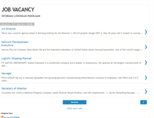 Tablet Screenshot of lowongankerja-com.blogspot.com