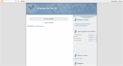 Desktop Screenshot of elgrupodelos10.blogspot.com