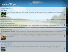 Tablet Screenshot of bearsofhope.blogspot.com