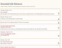 Tablet Screenshot of essentiallifesciences.blogspot.com