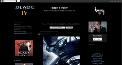 Desktop Screenshot of blade-4-movie-trailer.blogspot.com