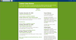 Desktop Screenshot of lemonlime-games.blogspot.com