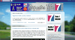 Desktop Screenshot of deportestele7.blogspot.com