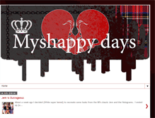 Tablet Screenshot of myshappydays.blogspot.com
