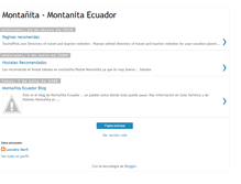Tablet Screenshot of montanita-ecuador.blogspot.com