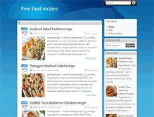 Tablet Screenshot of free-foodrecipes.blogspot.com