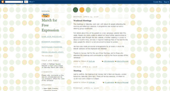 Desktop Screenshot of marchforfreeexpression.blogspot.com
