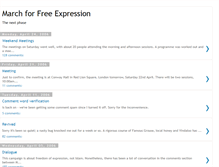 Tablet Screenshot of marchforfreeexpression.blogspot.com
