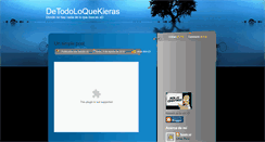 Desktop Screenshot of detodoloquekieras.blogspot.com