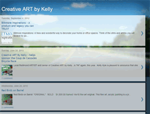 Tablet Screenshot of creativeartbykelly.blogspot.com