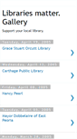 Mobile Screenshot of librariesmatter-gallery.blogspot.com