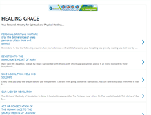 Tablet Screenshot of healwithgrace.blogspot.com