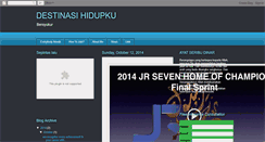 Desktop Screenshot of menujudestinasihidupku.blogspot.com
