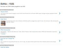 Tablet Screenshot of duniayuss.blogspot.com