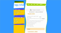 Desktop Screenshot of lagurohani.blogspot.com