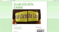 Desktop Screenshot of cciclistacassa.blogspot.com