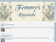 Tablet Screenshot of femmys-knutsels.blogspot.com