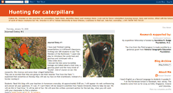 Desktop Screenshot of caterpillarhunting.blogspot.com