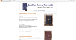 Desktop Screenshot of leatherboundjournal-by-dw.blogspot.com