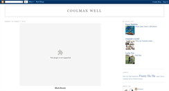 Desktop Screenshot of coolmaxwell.blogspot.com