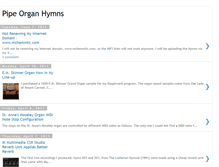 Tablet Screenshot of pipeorganhymns.blogspot.com