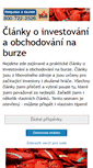 Mobile Screenshot of clankyoinvestovani.blogspot.com