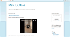 Desktop Screenshot of mrsbuttsie.blogspot.com