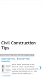 Mobile Screenshot of civilconstructiontips.blogspot.com