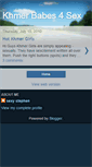 Mobile Screenshot of khmerbabe.blogspot.com