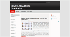Desktop Screenshot of kumpulan-artikel-olahraga.blogspot.com