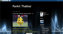 Desktop Screenshot of pankit-thakkar.blogspot.com