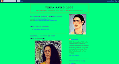 Desktop Screenshot of fridakahlo2007.blogspot.com