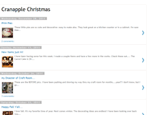 Tablet Screenshot of cranapplechristmas.blogspot.com