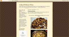 Desktop Screenshot of amealwithoutwine.blogspot.com