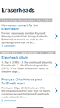 Mobile Screenshot of eraserheadsband.blogspot.com