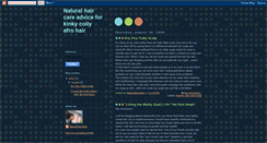 Desktop Screenshot of grownaturalhairlong.blogspot.com