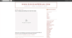 Desktop Screenshot of discoimperium.blogspot.com