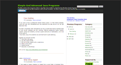 Desktop Screenshot of javapgms.blogspot.com