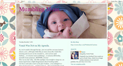 Desktop Screenshot of mumblingmum.blogspot.com