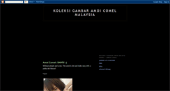 Desktop Screenshot of amoi-comel.blogspot.com