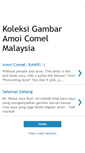 Mobile Screenshot of amoi-comel.blogspot.com
