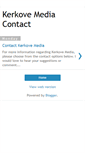 Mobile Screenshot of kerkovemediacontact.blogspot.com