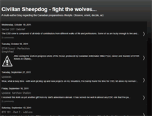 Tablet Screenshot of civilian-sheepdog.blogspot.com