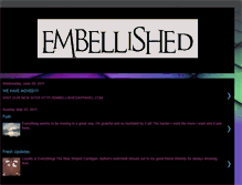 Tablet Screenshot of embellishedapparel.blogspot.com