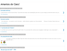 Tablet Screenshot of amantesdecaes.blogspot.com