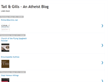 Tablet Screenshot of gillsandtail-linkspage.blogspot.com