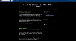 Desktop Screenshot of bestpcgamedemos.blogspot.com