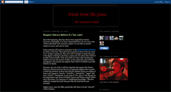 Desktop Screenshot of immortalundead.blogspot.com