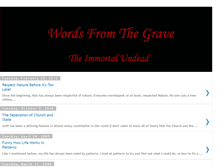 Tablet Screenshot of immortalundead.blogspot.com